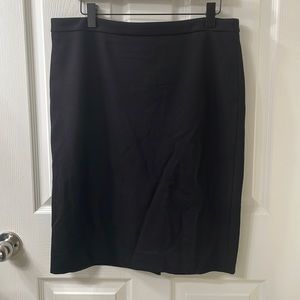 Gently used J Crew Black Suit (skirt and jacket)